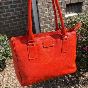 Kate Spade Quinn Orange Shoulder Bag EUC